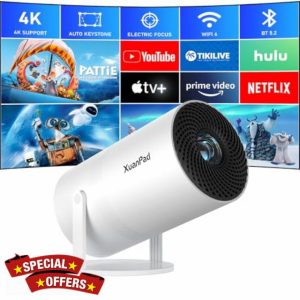 [Electric Focus] Mini Projector 4K 1080P Supported with Android App