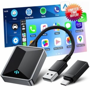 LAMTTO Wireless Carplay & Android Auto Wireless Adpater
