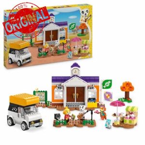 LEGO Animal Crossing K.K.’s Concert in the Plaza Building Toy for 7 Plus Year Old Girls and boys