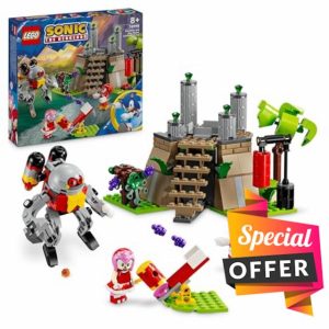 LEGO Sonic the Hedgehog Knuckles and the Master Emerald Shrine Video Game Collectible Toy for Kids