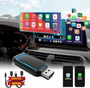 Wireless Carplay Adapter and Android Auto Wireless Adapter