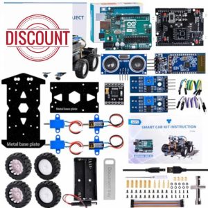 GeeekPi Smart Robot Car Kit Compatible with Arduino IDE with UNO R3 Board