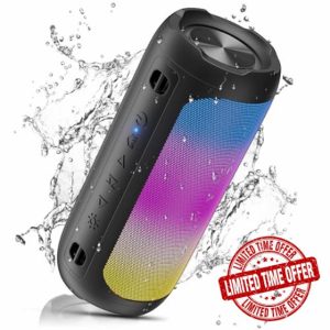 VOSFEEL Bluetooth Speaker Wireless Portable Light with Gravity Sensor