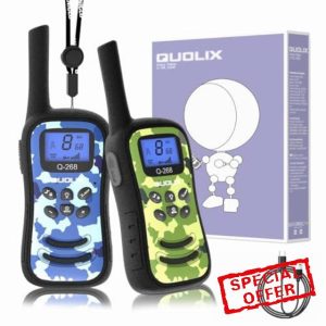 QUOLIX Rechargeable Walkie Talkie Camouflage