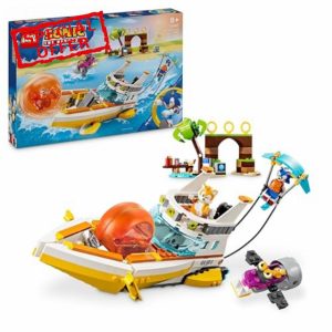 LEGO Sonic the Hedgehog Tails’ Adventure Boat Collectible Interactive Toy for 8 Plus Year Old Kids