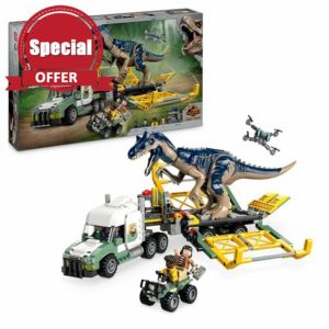 LEGO Jurassic World Dinosaur Missions: Allosaurus Transport Truck Toy