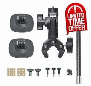 Fotoleey Camera Motorcycle Mount Bicycle Handlebar Mount for Insta360 X4