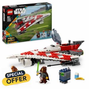 LEGO Star Wars Jedi Bob’s Starfighter Buildable Toy Vehicle for 8 Plus Year Old Boys & Girls
