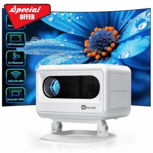 【Electric Focus & Keystone】Mini Projector
