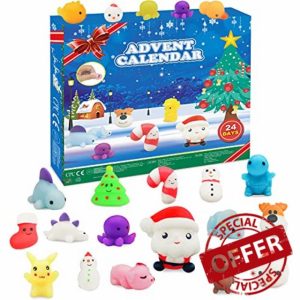 Advent Calendar 2024 24 Days Christmas Mochi Gummis Countdown Including Santa Claus