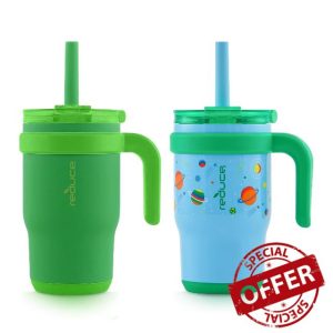 REDUCE - Coldee 2.0 Mug 14 oz - 2 Pack - Clover Green/Out of this World