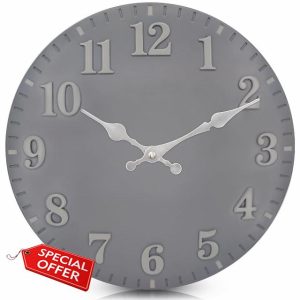 eYotto 12inch Garden Clock