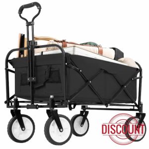 Best Office Collapsible Wagon Folding Foldable Garden Cart with Large Capacity