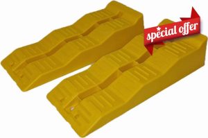 Caravan Levelling Ramps 3 Step 5 Ton (Heavy Duty Motorhome Level Up Blocks With or Without Bag) (Without Storage Bag)