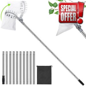 Apple Picker with Telescopic Handle