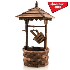 COSTWAY Garden Wishing Well