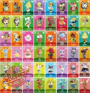 Complete Series 5 Pack of 48 Mini NFC Cards Compatible with Animal Crossing New Horizons on Switch.