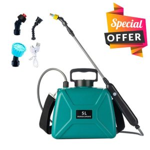 LOVIVER Electric Pump Sprayers Garden Sprayer Multifunctional 5L Agricultural Dispenser Water Sprayer Bottle for Indoors and Outdoors