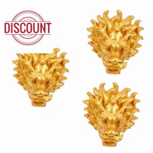 Yardwe 3pcs Wall Fountain Statue Villa Water Fountain Outdoor Water Fountain Garden Water Outlet Fountain Faucet Dragon Head Fountain Backyard Fountain Decors Wall Fountain Indoo