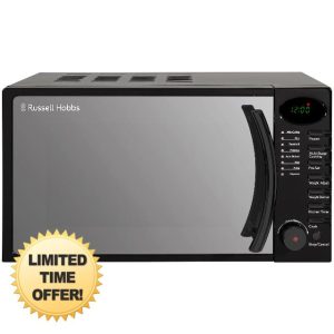 Russell Hobbs RHM1714B 17 Litre 700 W Black Digital Solo Microwave with 5 Power Levels