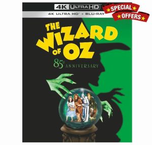 The Wizard of Oz 85th Anniversary Theatre Edition with Steelbook [4K Ultra HD] [1939] [Blu-ray] [Region Free]