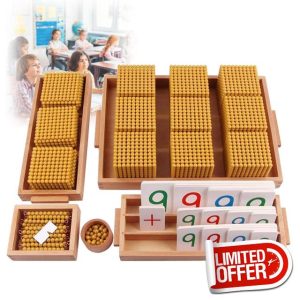 MTTXY Montessori Golden Bead Material Set