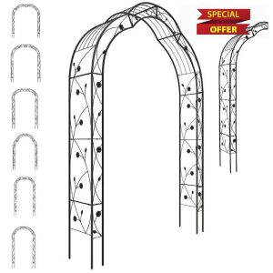 GiantexUK 2.5M Metal Garden Arch