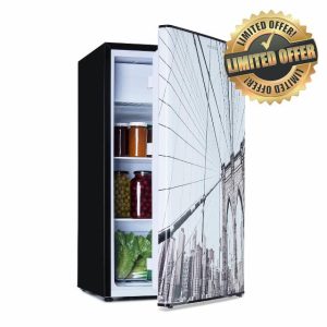 Klarstein CoolArt Fridge-Freezer Combination - Refrigerator with 2 Cooling Levels