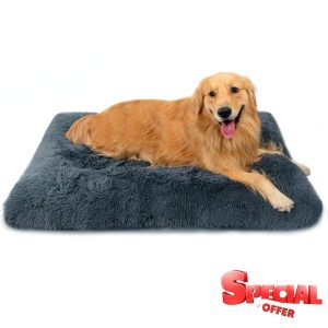 Nepfaivy Dog Bed Extra Large - Calming Anti Anxiety Dog Bed Washable