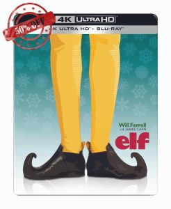 Elf Steelbook [4K Ultra HD] [2003] [Blu-ray] [Region Free]