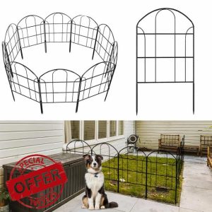 Decorative Garden Fence Panels - Outdoor Metal Fencing Ornamental Panel