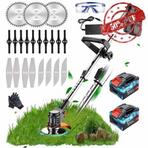 Cordless Strimmers Electric Grass Trimmers with Blade