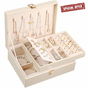 Voova Jewellery Box Organiser for Women Girls