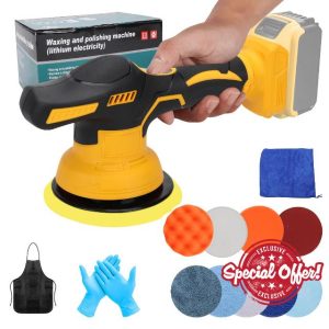 Cordless Car Polisher Buffer Sander Compatible with Dewalt Battery 20V (NO Battery)