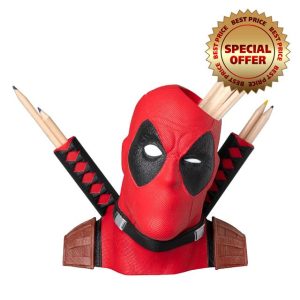 Grupo Erik Marvel Deadpool Pen Holder | Pen Holder For Desk