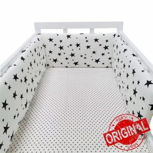 Aocase Cot Bumper Breathable Crib Bumper Breathable Mesh Cot Liner Crib Rail Cover Baby Crib Bumper Baby Boys Girls Nursery Breathable Crib Bedding Baby Bed Bumpe