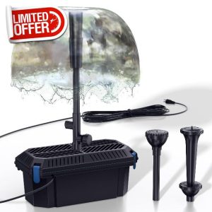 Biling Pond Filter Pumps Koi Pond Filter Box with 2400 L/H 40W Water Pump