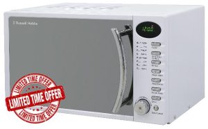 Russell Hobbs RHM1714WC 17 L 700 W White Digital Solo Microwave with 5 Power Levels