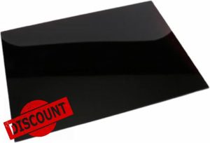 DEENZ 80X52Cm Black Universal Hob Cover Plate Tempered Glass Worktop Saver Dishwasher Safe 5mm All Types Of Cookers (Hob Cover)