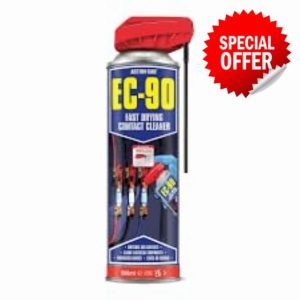 Action Can EC-90 Fast Drying Contact Cleaner Twin Spray