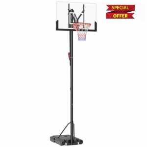 SPORTNOW Portable Basketball Hoop and Stand