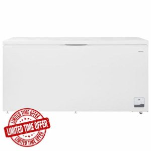 electriQ 700 Litre Chest Freezer - White