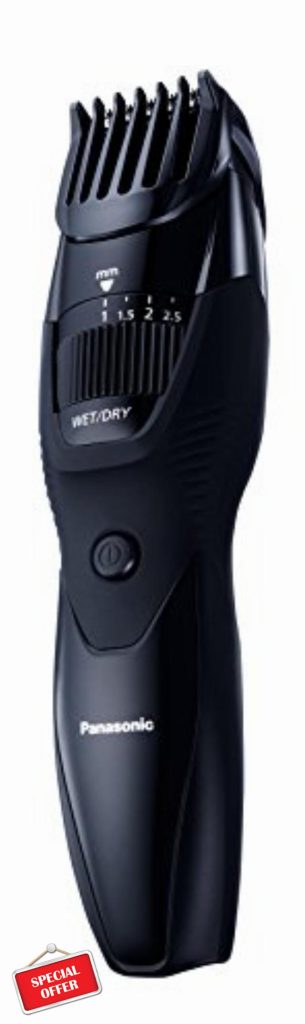 Panasonic ER-GB42 Wet & Dry Electric Beard Trimmer for Men with 20 Cutting Lengths