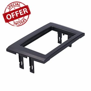 2Din Center Control DVD Fascia Stereo Radio Panel Frame ABS Navigation Fascia Fit for XC90 2002-2015 Car Interior Exterior Modificatio