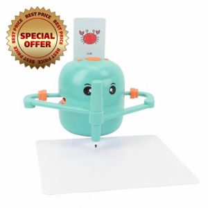 TYTOGE Educational Drawing Robot Interactive Kindergarten Toy Intelligent Drawing Learning Robot Toy for Aged 3 to 12 Years Old Childre