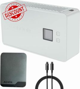 Canaan Avalon Nano 3 Bitcoin Miner 4Th/s 140W Home Super Quiet BTC Asic Miner Include PSU (White)