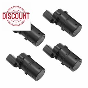 Hoypeyfiy 4Pcs YDB500301 Car PDC Parking Sensor Reverse Backup Parking Sensor Replacement for Land Rover Discovery 3 2003-2008 Freelander 2005-2010 Replacement for Jaguar S Type 2000-2008