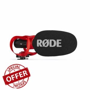RØDE VideoMic GO II Ultra-compact On-camera Shotgun Microphone with both 3.5mm and USB Outputs for Filmmaking