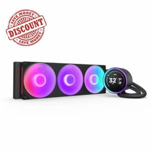 NZXT Kraken Elite 360 RGB - AIO CPU Liquid Cooler - 360mm Radiator - F360 RGB Core Fan - Customizable 2.72" IPS LCD Turbine Pump - Intel® LGA 1700