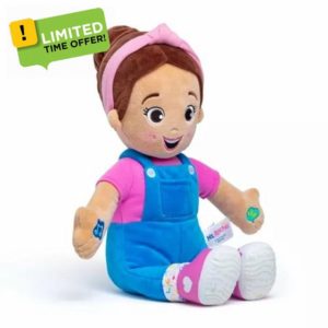 Rachel Lady Plush Doll With Ms. Speak & Sing Soft Plush Body - Music